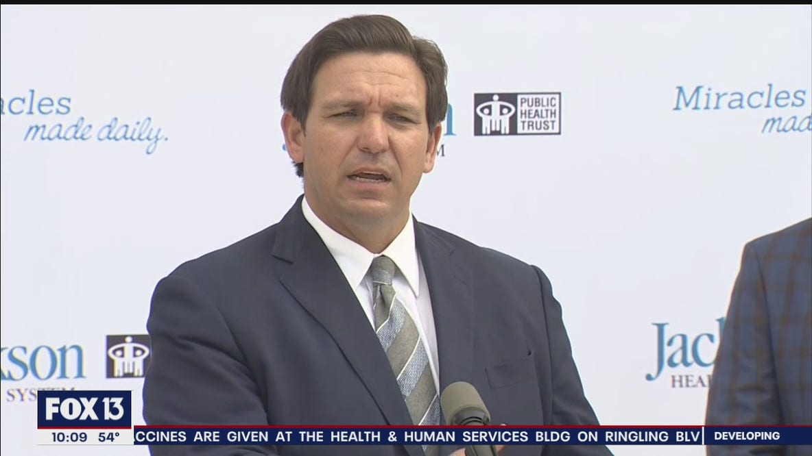DeSantis tells hospitals to use vaccinations or lose them